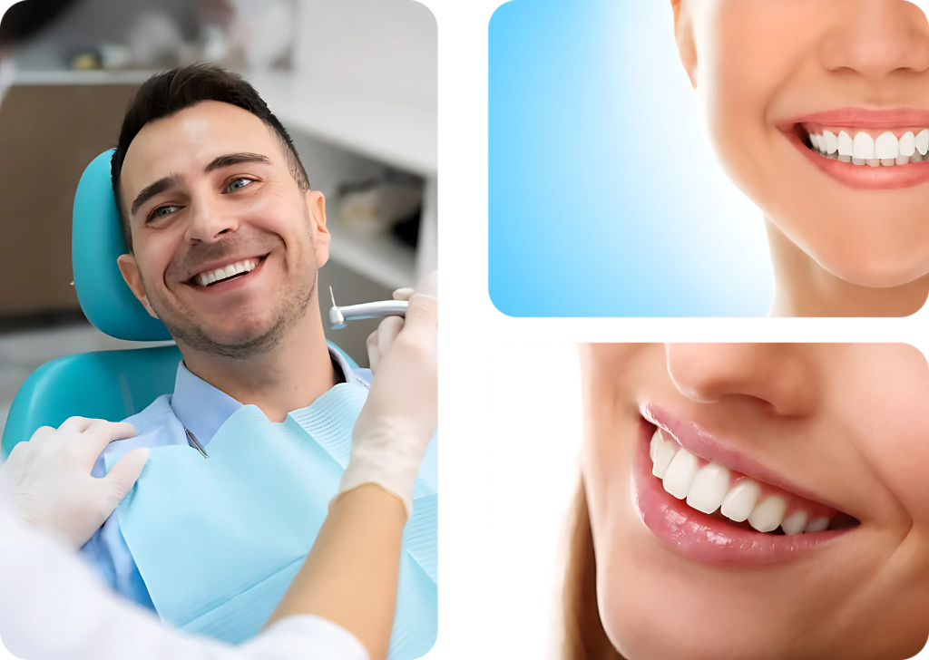 Happy patients smiling